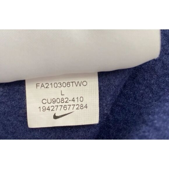 Nike Therma-FIT Joggers Boys Large Blue Athletic Pants Fleece Lined Sweatpants - Picture 11 of 11